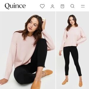 Quince Organic Cotton Boyfriend Crew